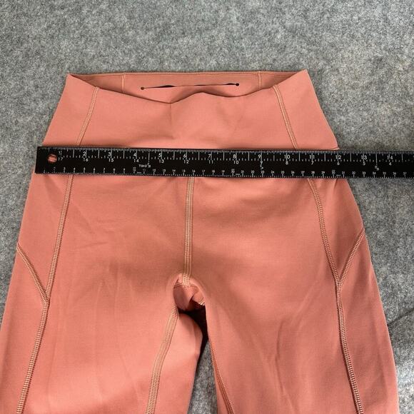 Lululemon In Movement Legging Womens 4 Rustic Coral 25” Athletic Tight Running - Picture 5 of 8